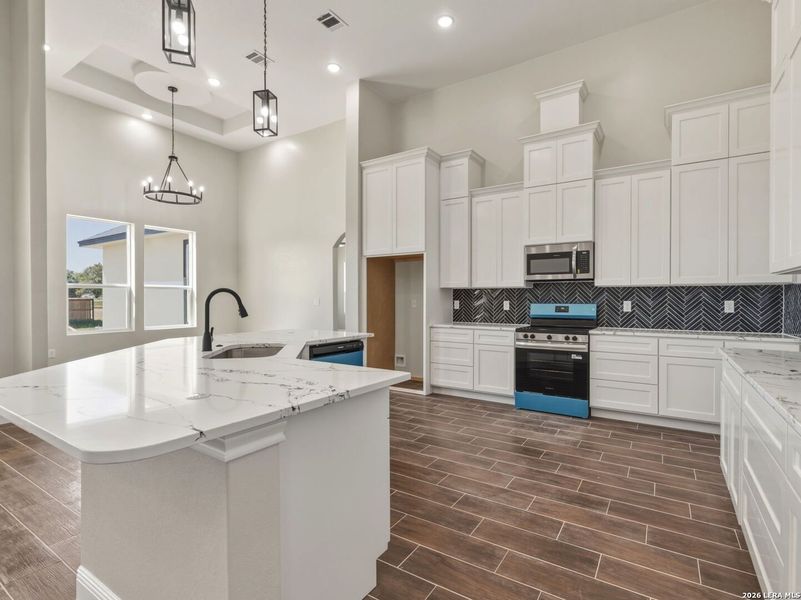Furnished interior view inside a new home in , Lytle (Image 12).