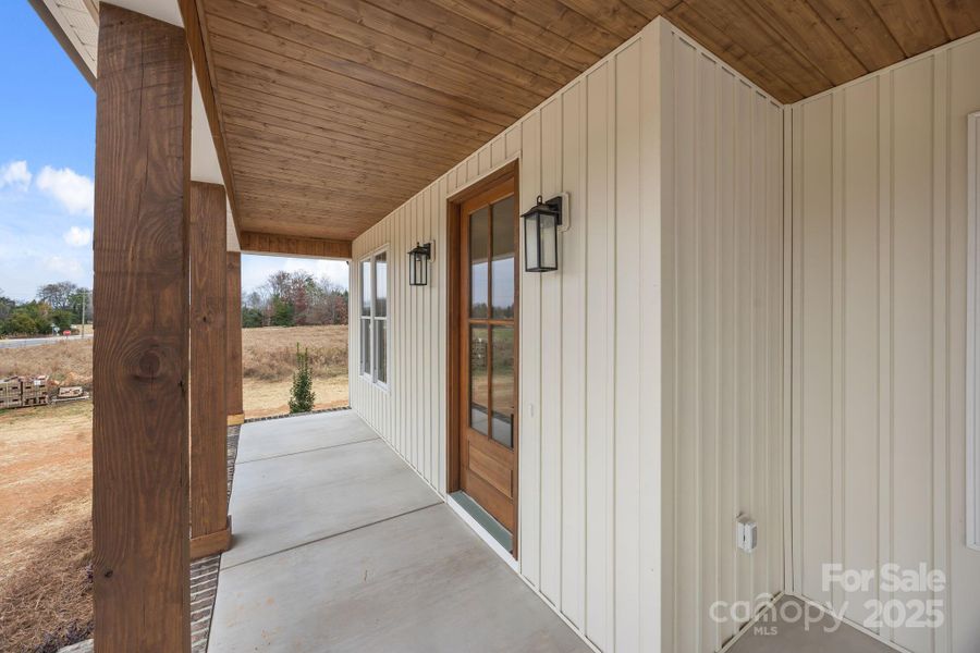 Exterior details and patio area of a home in , China Grove (Image 18). Exterior details and patio area of a home in , China Grove (Image 18).