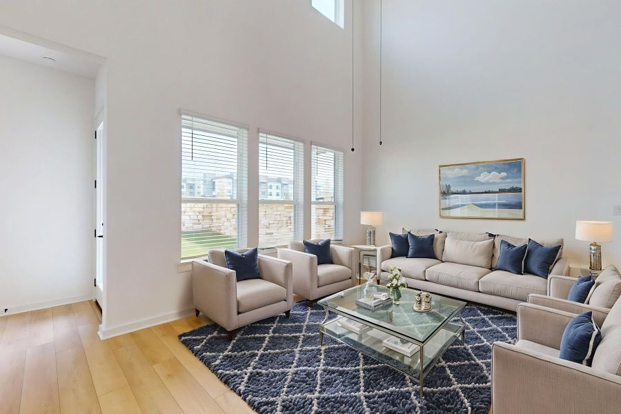 Living Room - Virtually Staged