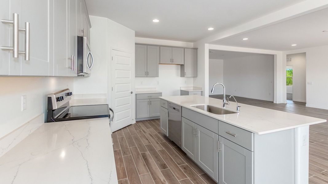 Representative furnished interior of a home built from the Catalina - Plan H50T4 by D.R. Horton in Sahuarita Acres, Sahuarita (Image 6).