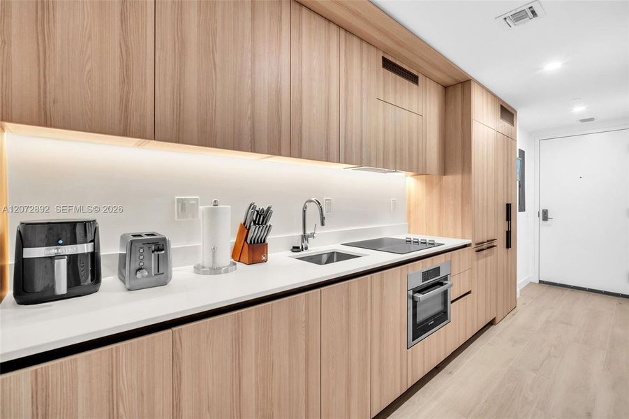 Furnished interior view inside a new home in , Miami (Image 6).
