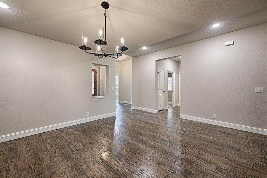 Spacious, unfurnished interior of a new home in Parks at Panchasarp Farms, Burleson (Image 22).