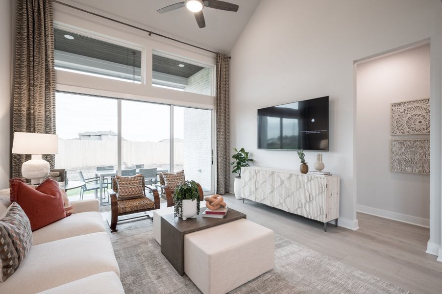 Representative furnished interior of a home built from the Cormorant by Tri Pointe Homes in Trillium, Richmond (Image 13).