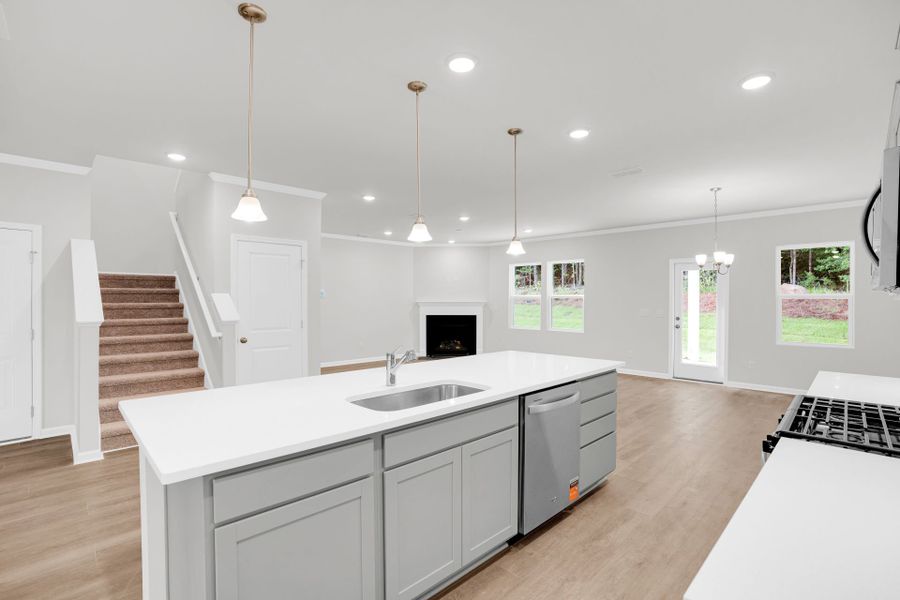 Furnished interior view inside a new home in Carriage Estates, Lexington (Image 7).