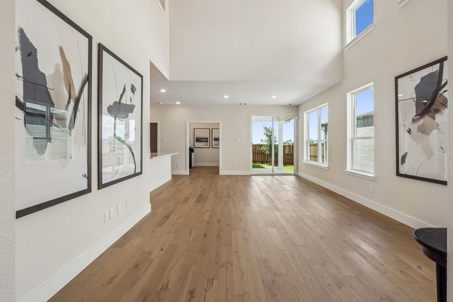 Representative unfurnished interior of a home built from the Park Place by Landon Homes in Fields - East Village, Frisco (Image 18). Representative unfurnished interior of a home built from the Park Place by Landon Homes in Fields - East Village, Frisco (Image 18).