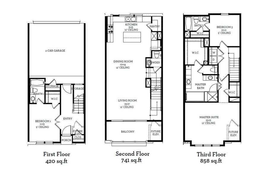 2D floor plan layout of this home in Avondale, Houston, TX (Image 1). 2D floor plan layout of this home in Avondale, Houston, TX (Image 1).