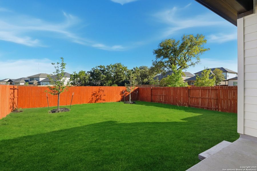 Exterior details and patio area of a home in Stillwater Ranch, San Antonio (Image 23). Exterior details and patio area of a home in Stillwater Ranch, San Antonio (Image 23).