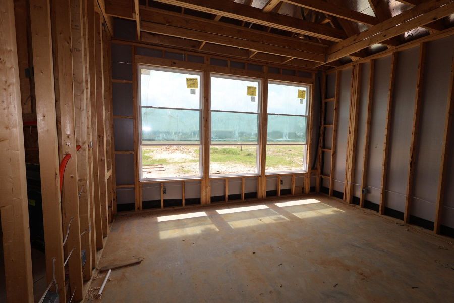 In-progress construction of a new home in Dunham Pointe, Cypress, TX (Image 10).