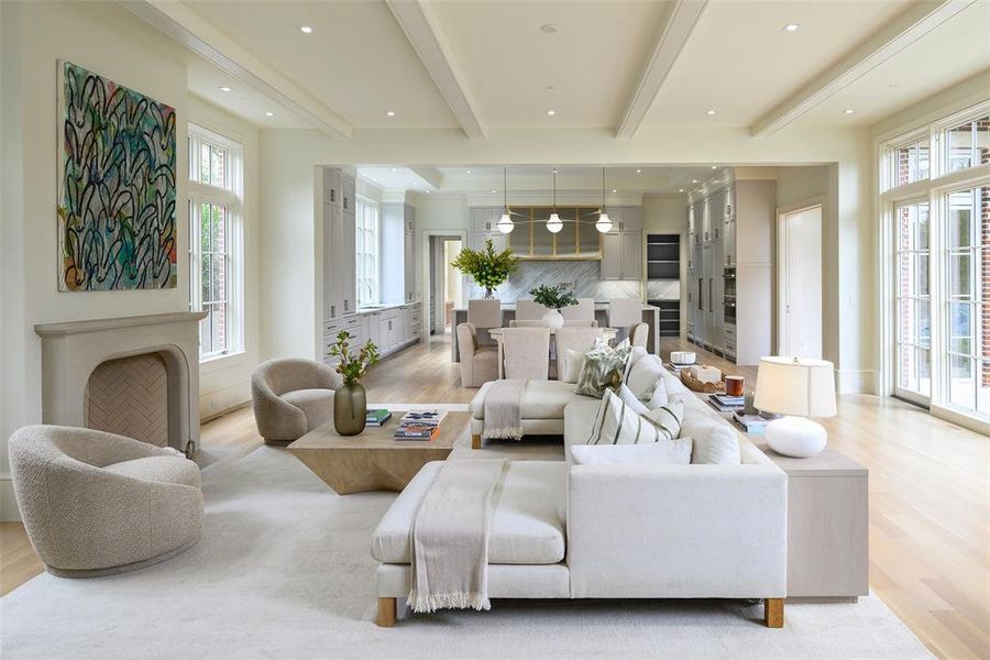 Furnished interior view inside a new home in , Highland Park (Image 15).