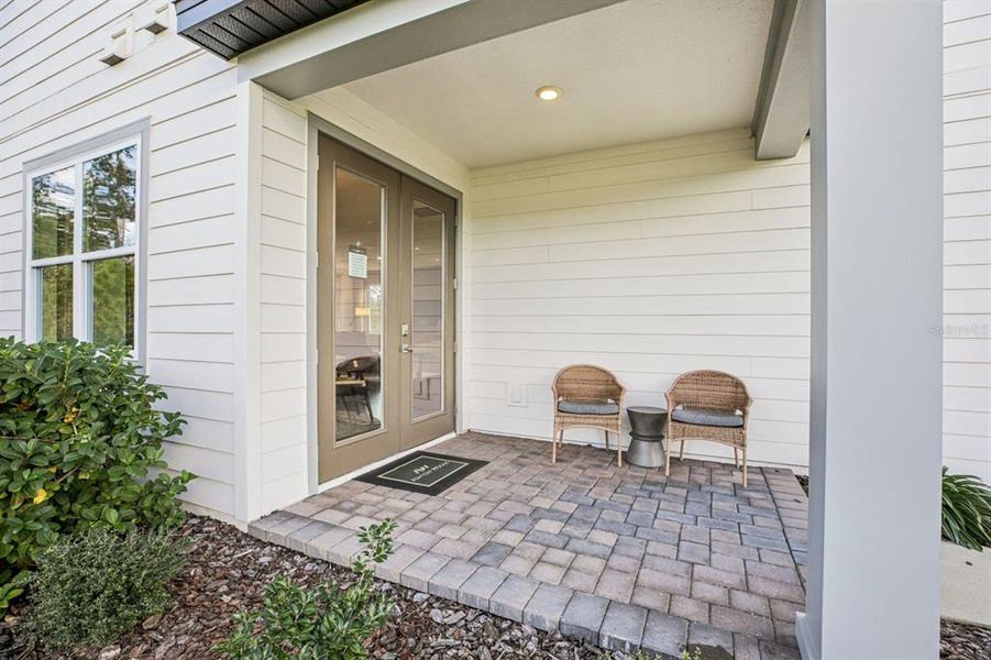 Exterior details and patio area of a home in Northlake Classical, Winter Garden (Image 25). Exterior details and patio area of a home in Northlake Classical, Winter Garden (Image 25).