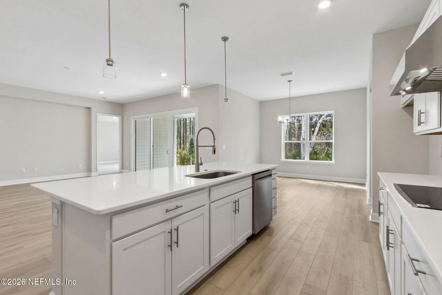 Furnished interior view inside a new home in Sandy Ridge, Yulee (Image 11).