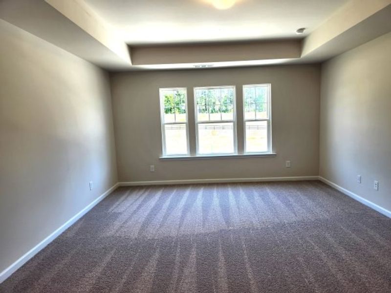 Representative unfurnished interior of a home built from the Springdale Townhome by Piedmont Residential in The Retreat at Browns Ridge, Newnan (Image 26).