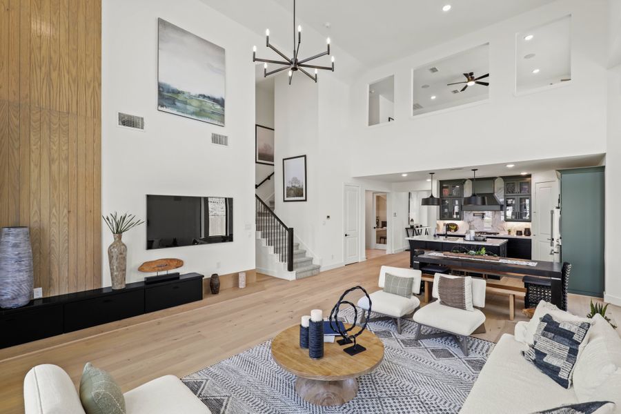 Furnished interior view inside a new home in Harvest Green 50', Richmond (Image 16).