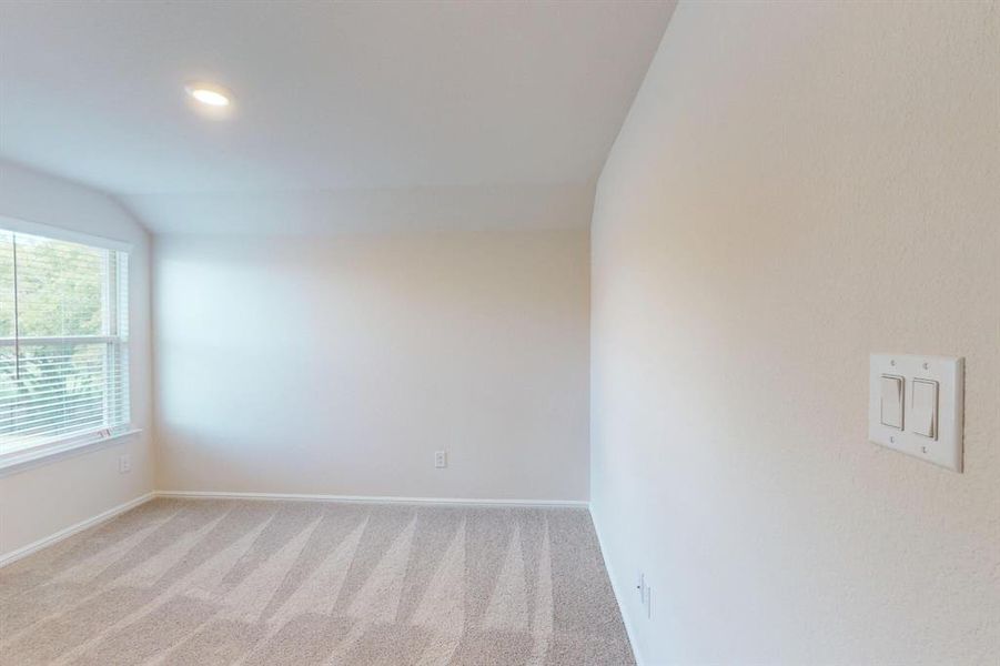 Spacious, unfurnished interior of a new home in The Preserve, Justin (Image 32).