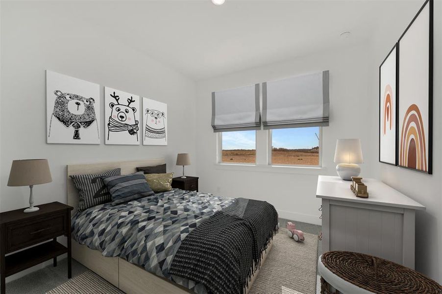 Furnished interior view inside a new home in Timberbrook, Justin (Image 9).