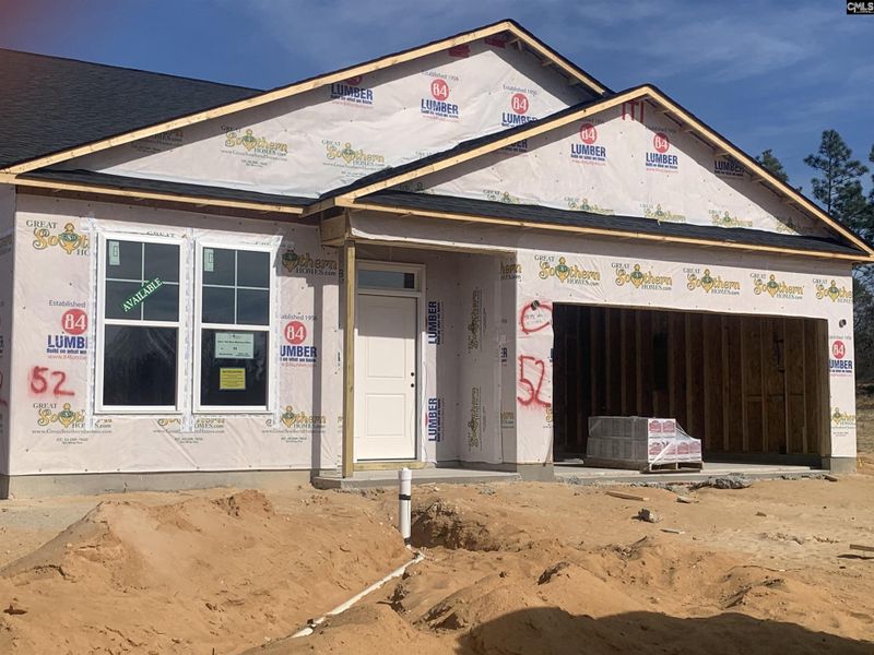In-progress construction of a new home in Peachtree Hills, Lexington, SC (Image 13).