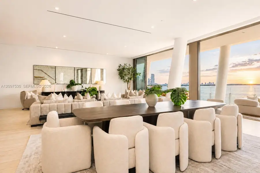 Furnished interior view inside a new home in , Miami (Image 6).