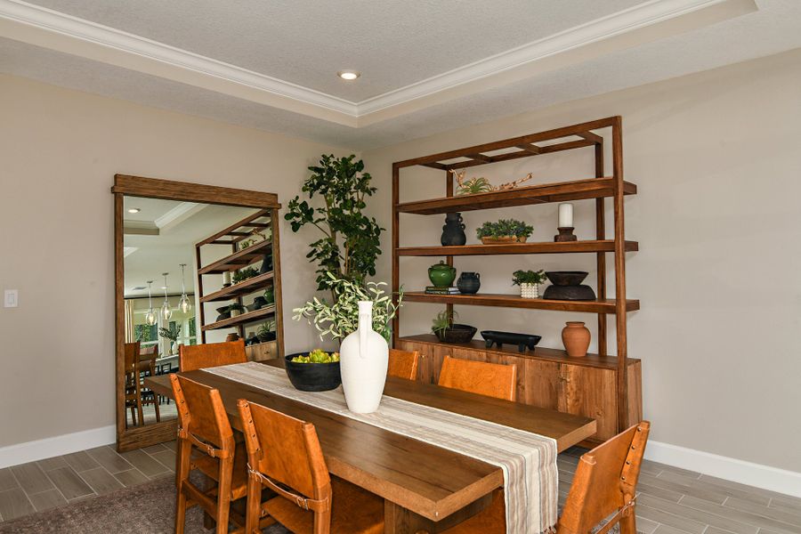 Furnished interior view inside a new home in Colbert Landings, Palm Coast (Image 12).