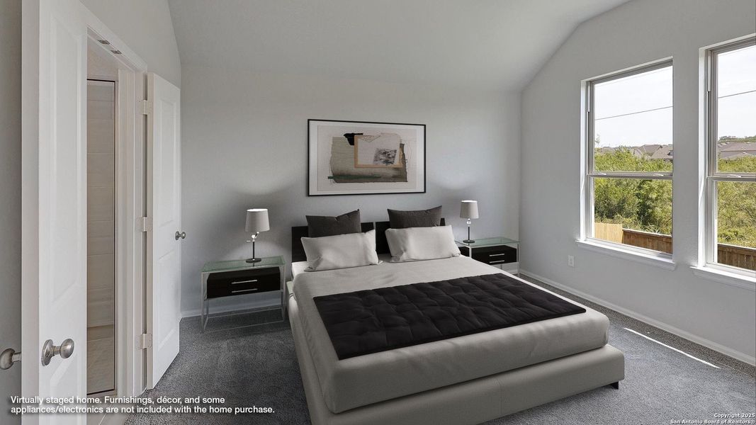 Furnished interior view inside a new home in Ladera 40', San Antonio (Image 9). Furnished interior view inside a new home in Ladera 40', San Antonio (Image 9).