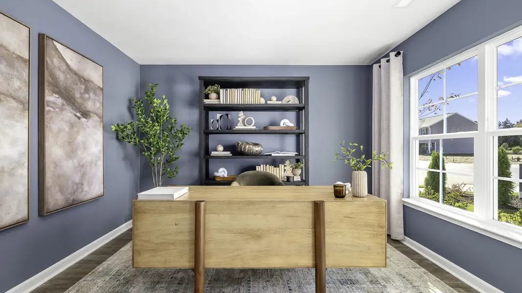 Furnished interior view inside a new home in Aspen Place, Thomasville (Image 4).