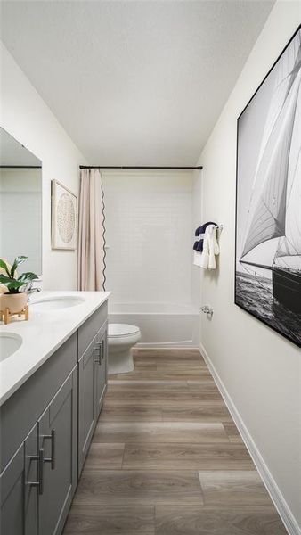 Furnished interior view inside a new home in Pasadena Landing, Wesley Chapel (Image 10). Furnished interior view inside a new home in Pasadena Landing, Wesley Chapel (Image 10).