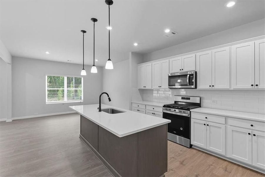 Furnished interior view inside a new home in Meadow Pines, Dallas (Image 6).