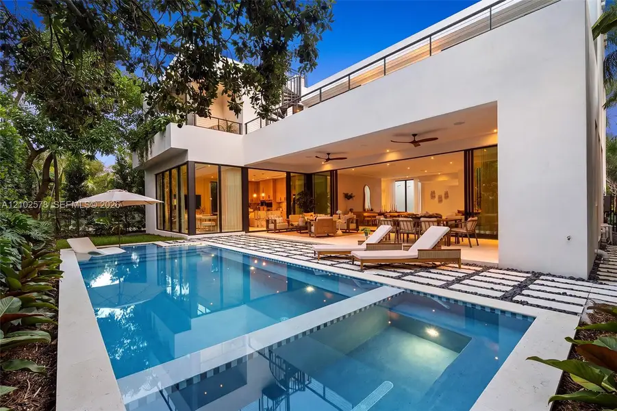 Exterior details and patio area of a home in , Miami (Image 30).