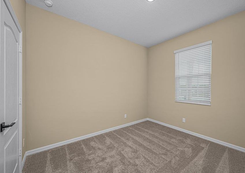 The spare bedrooms are spacious and have plenty of natural light