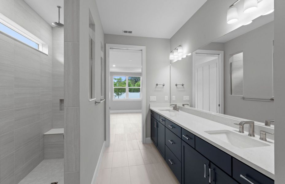 Furnished interior view inside a new home in Shores at Stillwater, Englewood (Image 10).