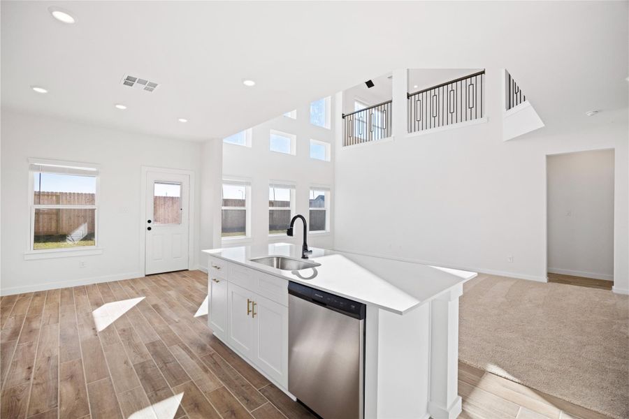 Furnished interior view inside a new home in , Manvel (Image 11).