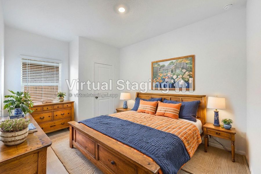 Bedroom featuring baseboards