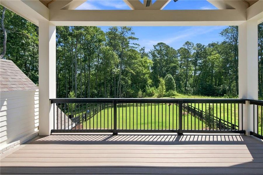 Exterior details and patio area of a home in , Milton (Image 42).