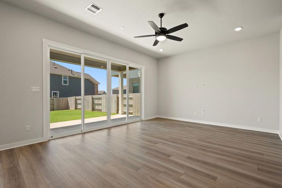 Spacious, unfurnished interior of a new home in Lariat, Liberty Hill (Image 35). Spacious, unfurnished interior of a new home in Lariat, Liberty Hill (Image 35).