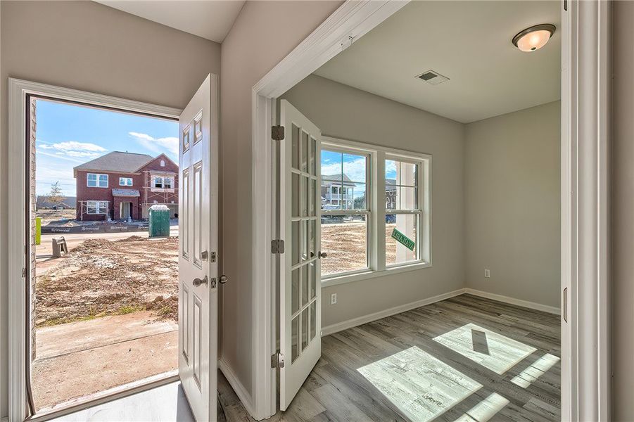 Entryway and Office