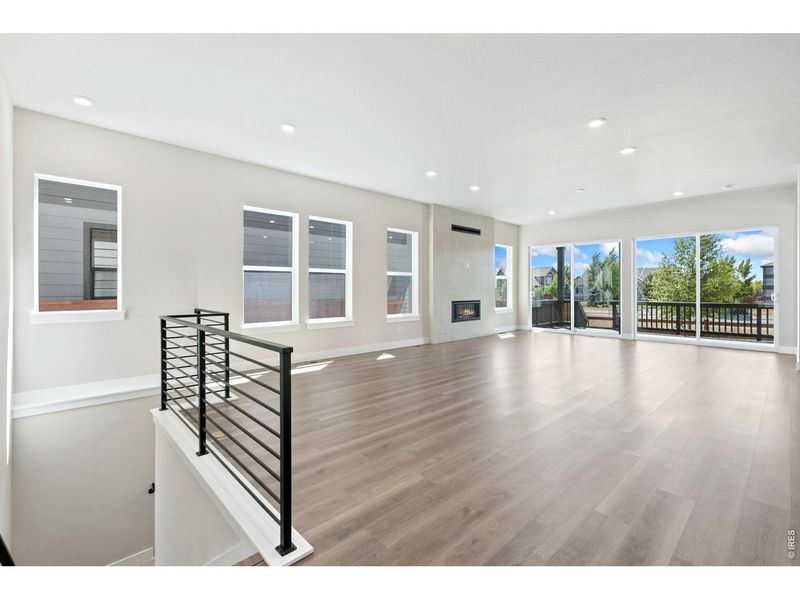 Spacious, unfurnished interior of a new home in RainDance, Windsor (Image 10).