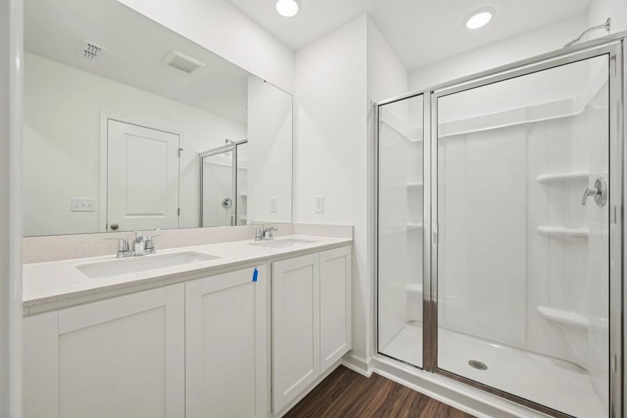 Furnished interior view inside a new home in Towns at The Point, Rolesville (Image 12).