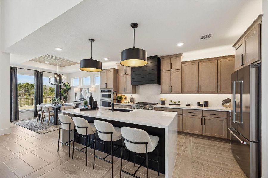 Furnished interior view inside a new home in Cross Creek West, Fulshear (Image 11). Furnished interior view inside a new home in Cross Creek West, Fulshear (Image 11).