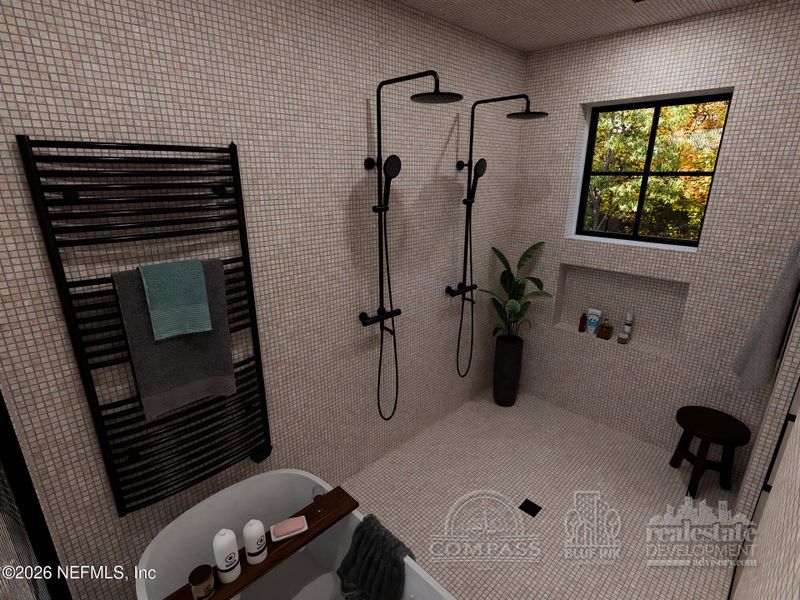 Furnished interior view inside a new home in , Jacksonville (Image 15).