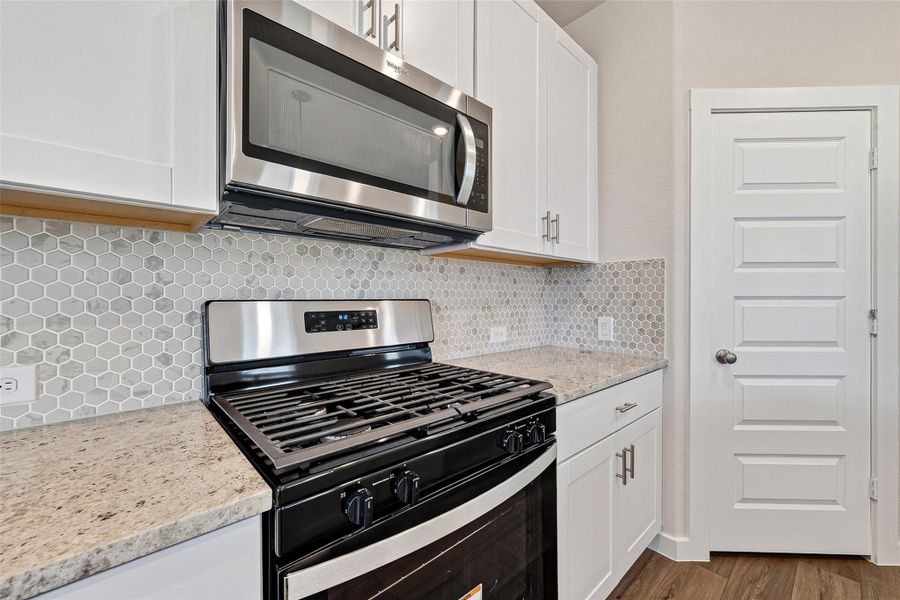 Furnished interior view inside a new home in Park Row Village, Houston (Image 14). Furnished interior view inside a new home in Park Row Village, Houston (Image 14).