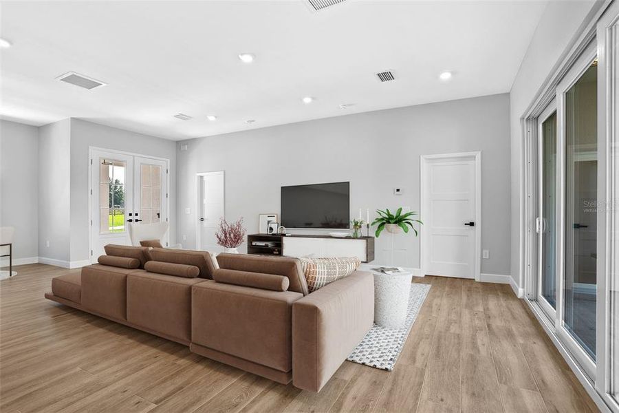 Furnished interior view inside a new home in , San Antonio (Image 10).