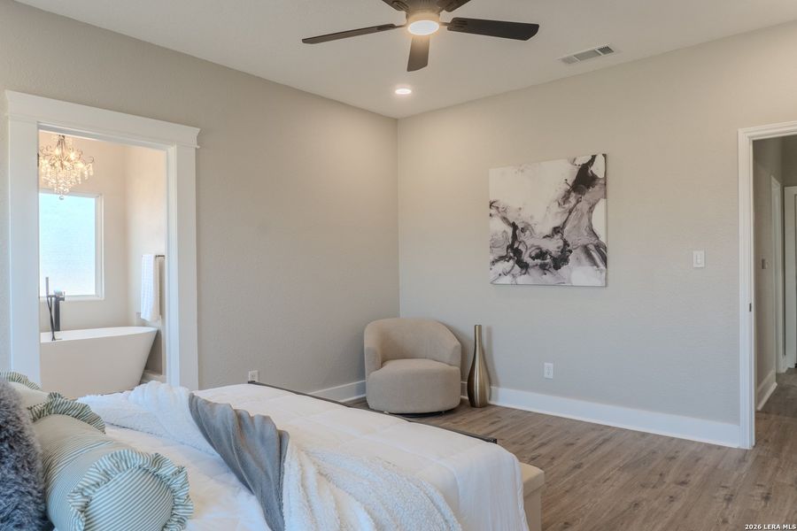 Furnished interior view inside a new home in , Lytle (Image 11).
