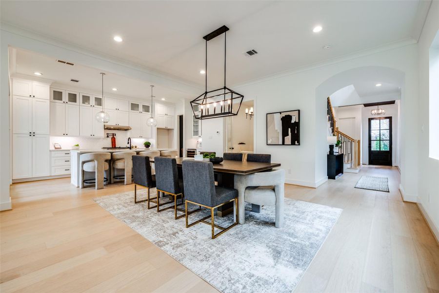 Furnished interior view inside a new home in , Houston (Image 36).