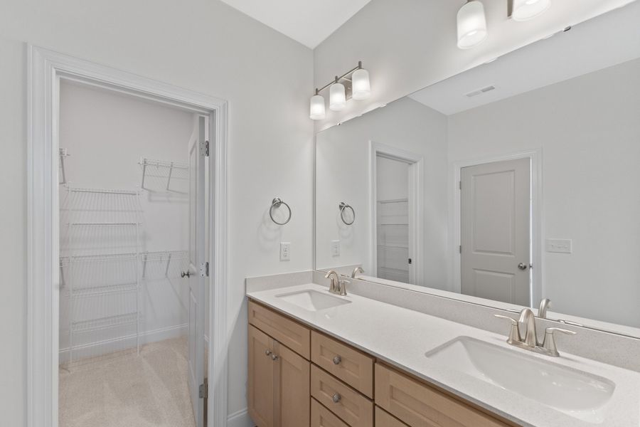 Representative furnished interior of a home built from the The Hemlock by RobuckHomes in Kennebec Crossing, Angier (Image 86).