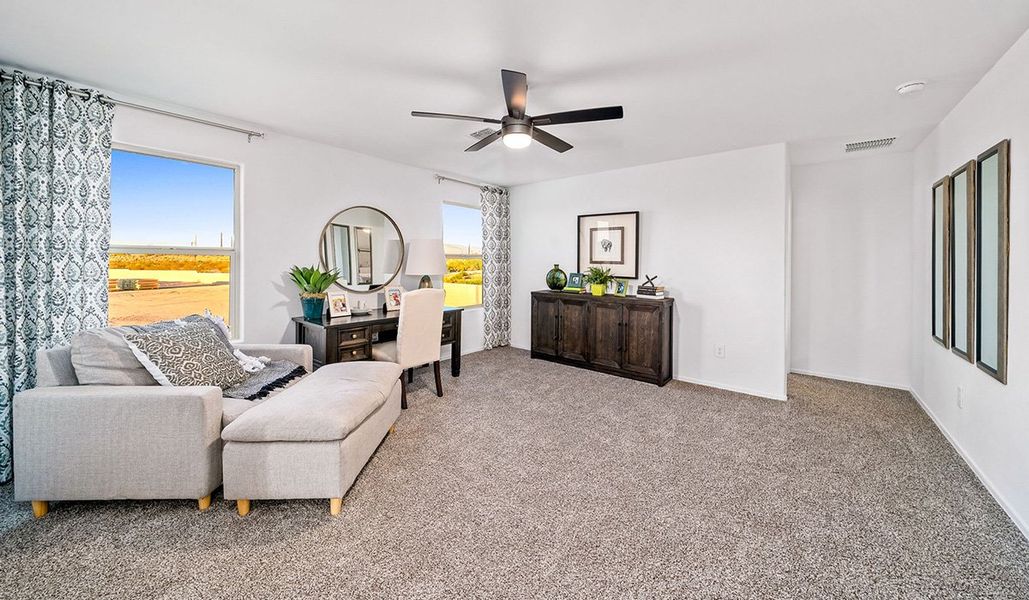 Furnished interior view inside a new home in Blackhawk, Tucson (Image 14).