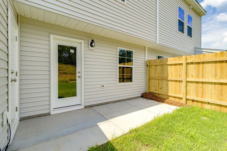 Exterior details and patio area of a home in Padgett Commons, Hopkins (Image 3). Exterior details and patio area of a home in Padgett Commons, Hopkins (Image 3).