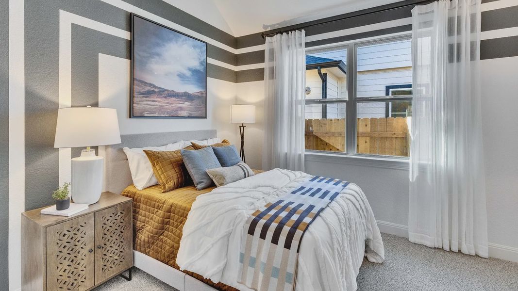 Furnished interior view inside a new home in Sunfield, Buda (Image 15).