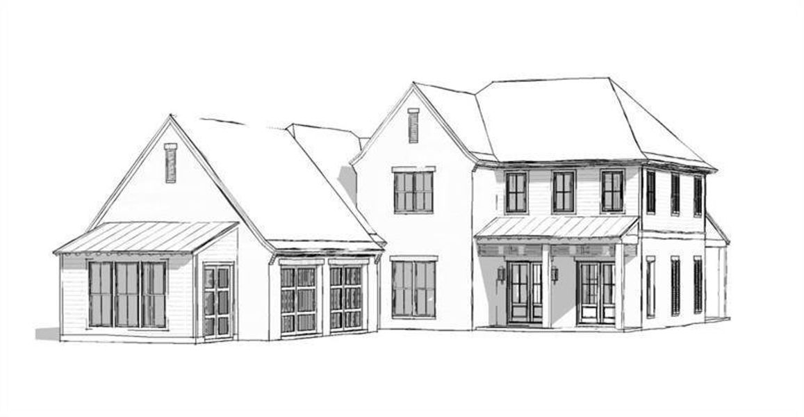 Exterior rendering of this home design in , Ball Ground, GA (Image 2). Exterior rendering of this home design in , Ball Ground, GA (Image 2).