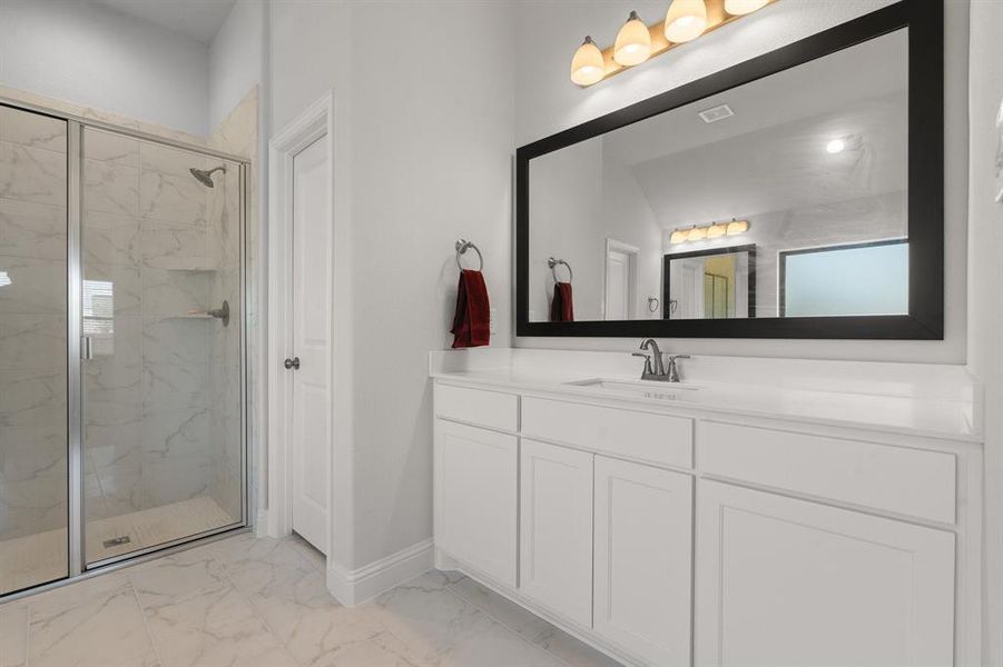 Furnished interior view inside a new home in , Waxahachie (Image 10).