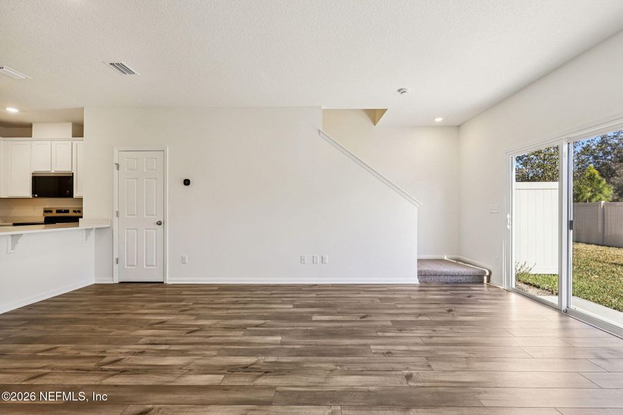 Spacious, unfurnished interior of a new home in Orchard Park Townhomes, St. Augustine (Image 18). Spacious, unfurnished interior of a new home in Orchard Park Townhomes, St. Augustine (Image 18).