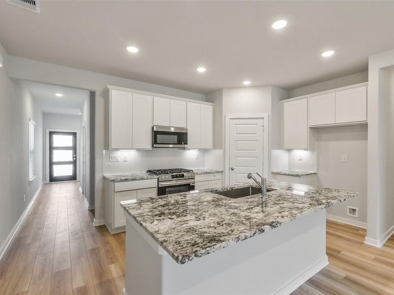 Furnished interior view inside a new home in Lakes at Black Oak, Magnolia (Image 4). Furnished interior view inside a new home in Lakes at Black Oak, Magnolia (Image 4).
